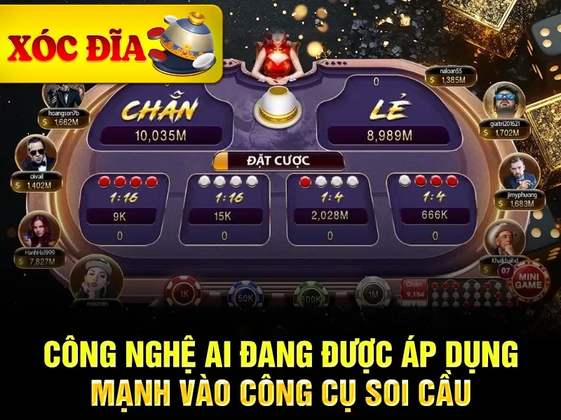 Công nghệ AI đang được áp dụng mạnh vào công cụ soi cầu